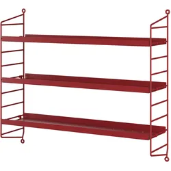 String Pocket Wandregal Metall Oxtorgs-rot