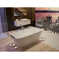 Hoesch Badewanne LaSenia 1900x900 freistehend Material Solique 4505.010
