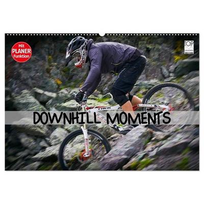 Downhill Moments (Wandkalender 2027 DIN A2 quer), CALVENDO Monatskalender