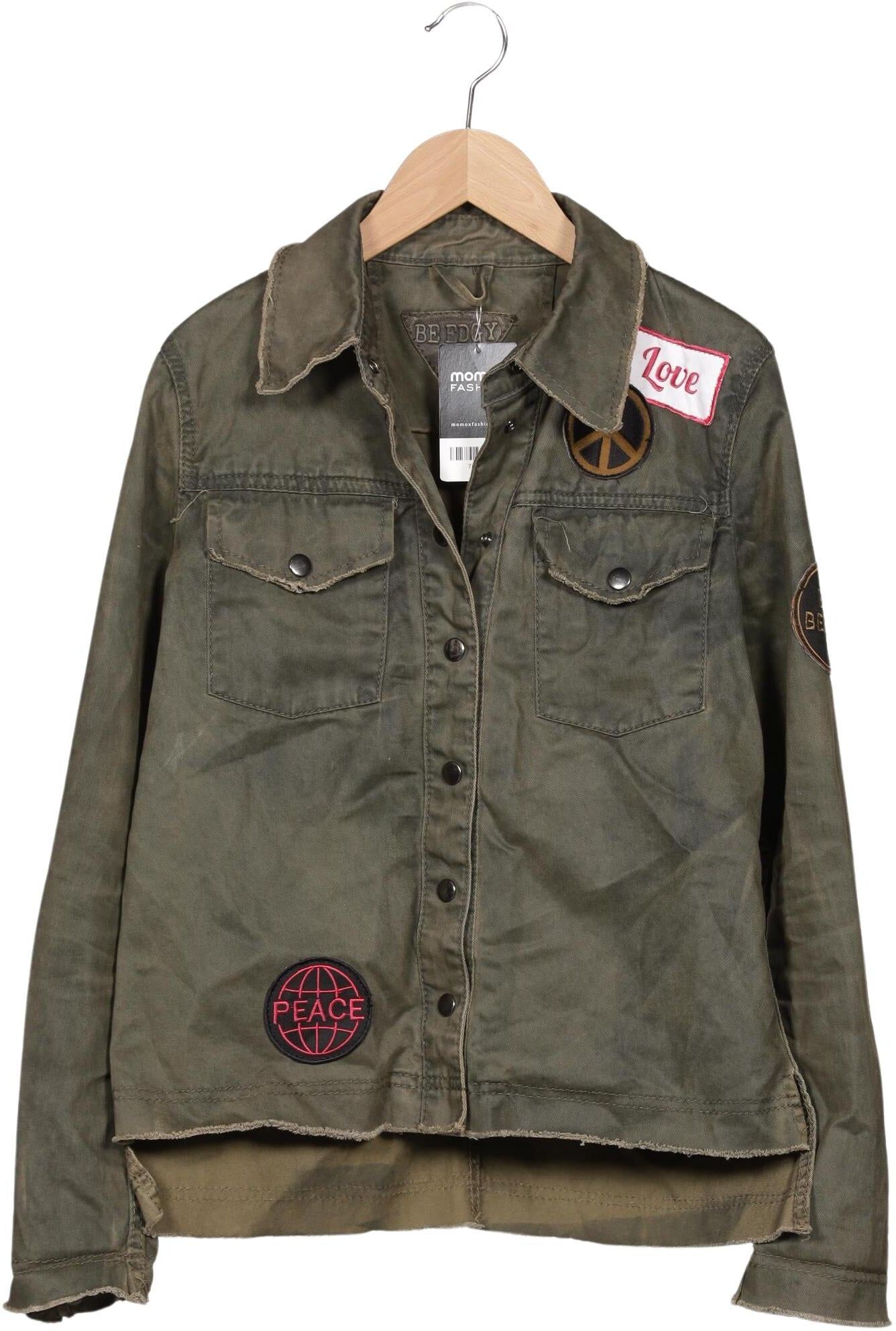 Be Edgy Damen Jacke, Grün, Gr. S, kein / Etikett - Second Hand