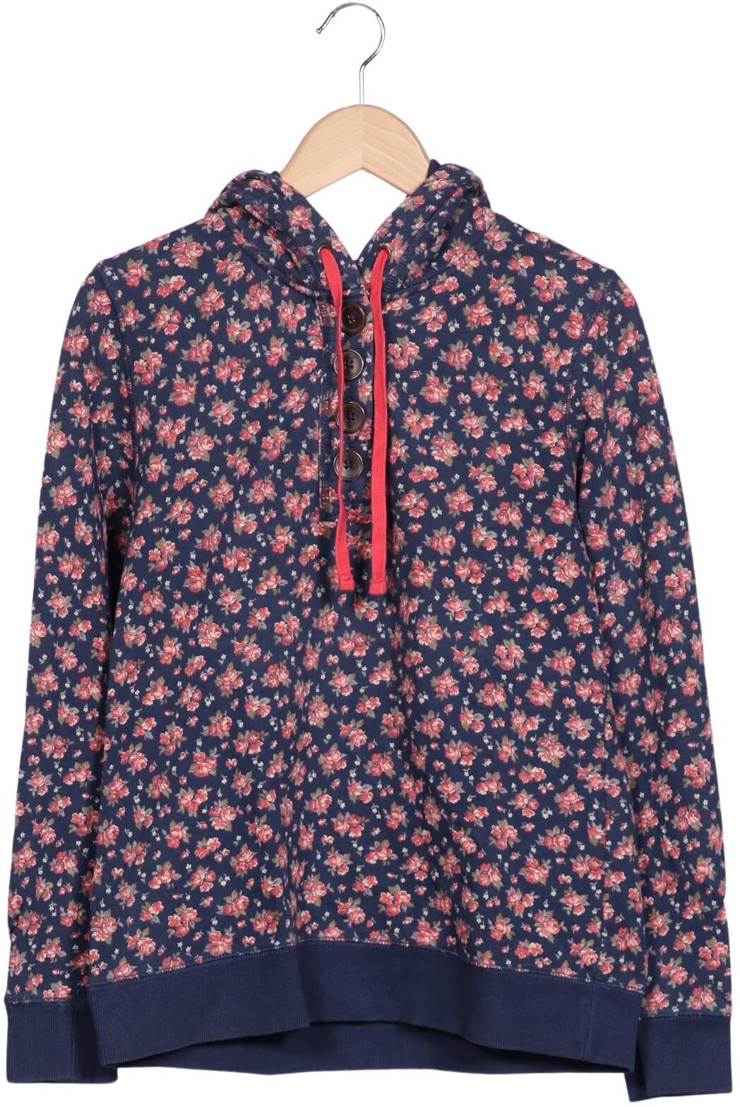 Boden Damen Kapuzenpullover, Marineblau, Gr. EU 38, Baumwolle - Second Hand