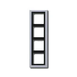 Rahmen LS-design - 4-fach (Aluminium)