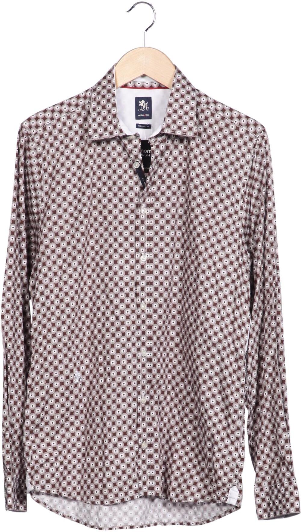 Otto Kern Herren Hemd, Beige, Gr. 41, Baumwolle - Second Hand