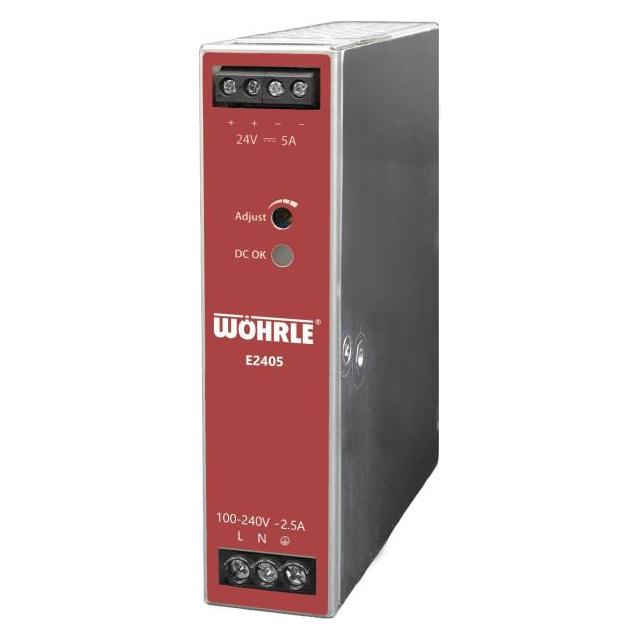 Wöhrle Power Systems GmbH Schaltnetzgeräte einphasig E-2405 AC 85-264V 24VDC 5A (41.000000000056)