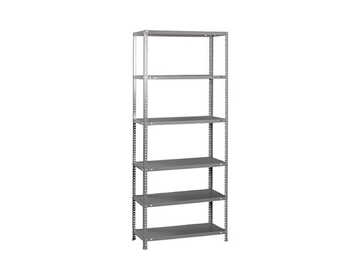 Simonrack Schwerlastregal, Lagerregal, 200x110x40 Metallregal, Kellerregal, Biegestelle 75 kg, 6 Fachböden, Grau - Advantage