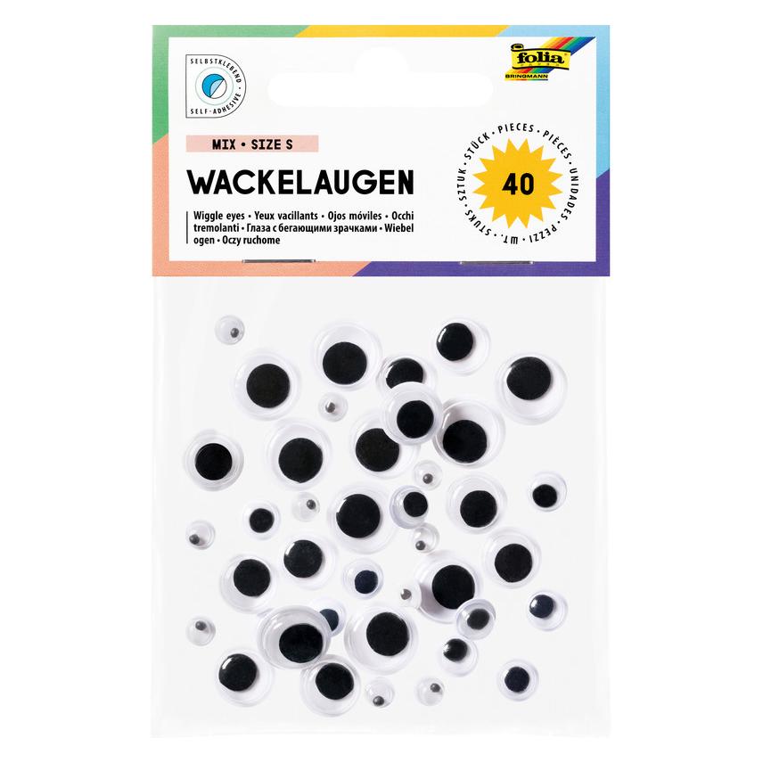 Folia Wackelaugen MIX, Size S, selbstklebend (57942480)