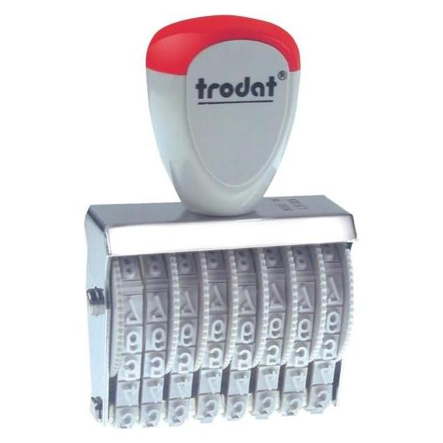 Trodat Ziffernstempel, 8-stellig, Abdruckmaáe: 4 x 32 mm (86110)