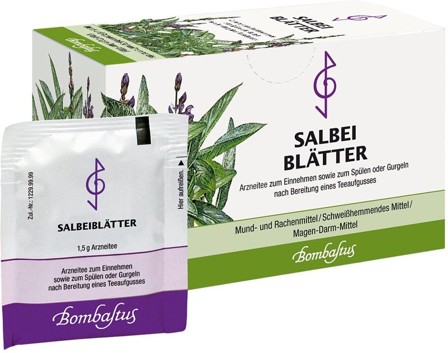Salbeiblätter Tee Filterbeutel 20X1.5g