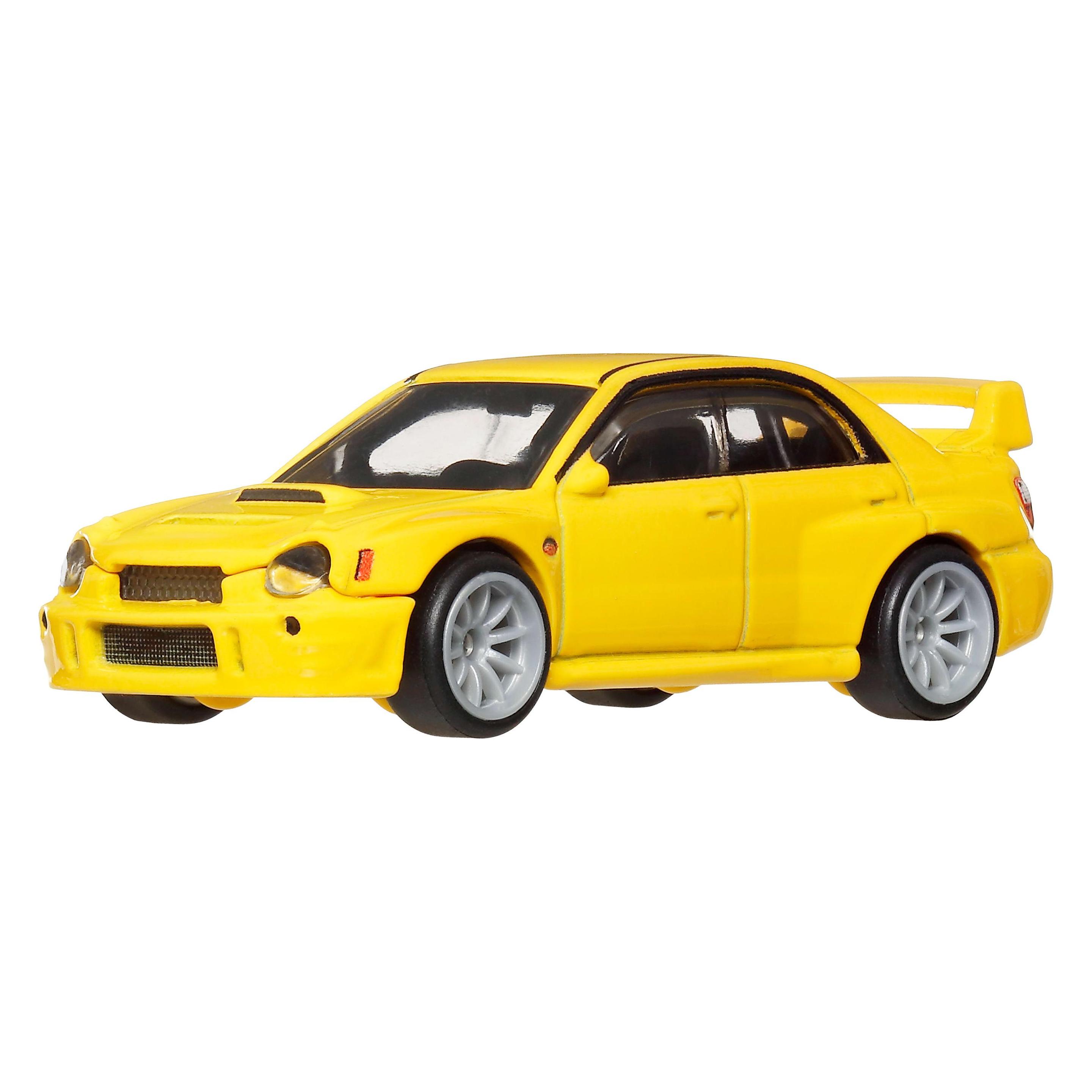 Hot Wheels Car Culture Premium 1:64 Scale Die-Cast Toy Subaru Impreza WRX, Thrill Climbers (JKF21)