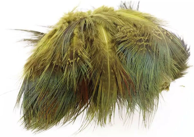 FlyCo Lystfisk.Dk Ringneck Rump Hackle-Golden Yellow