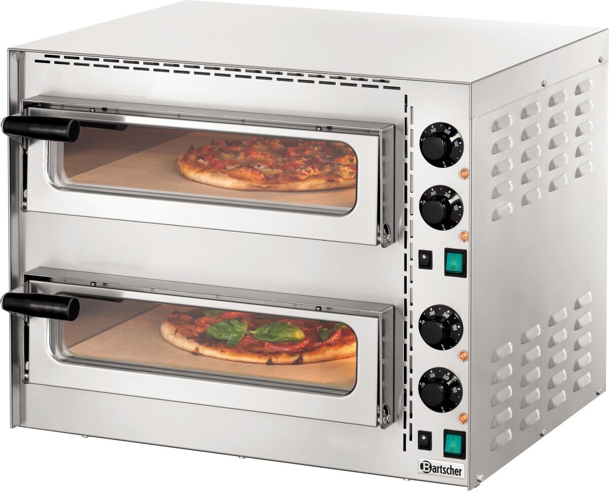 Bartscher Pizzabackofen "Mini Plus 2", LxBxH: 5,5x5,7x4,75 cm; 203535