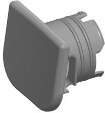 VitrA Spülaufsatz 639100YP1TE nicht passend für Flush 2.0, keramisch