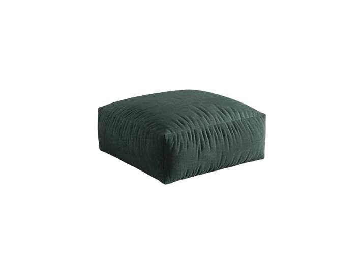 Design Sitzpouf „Martina“ Samt Petrol 106 x 106 cm Micadoni