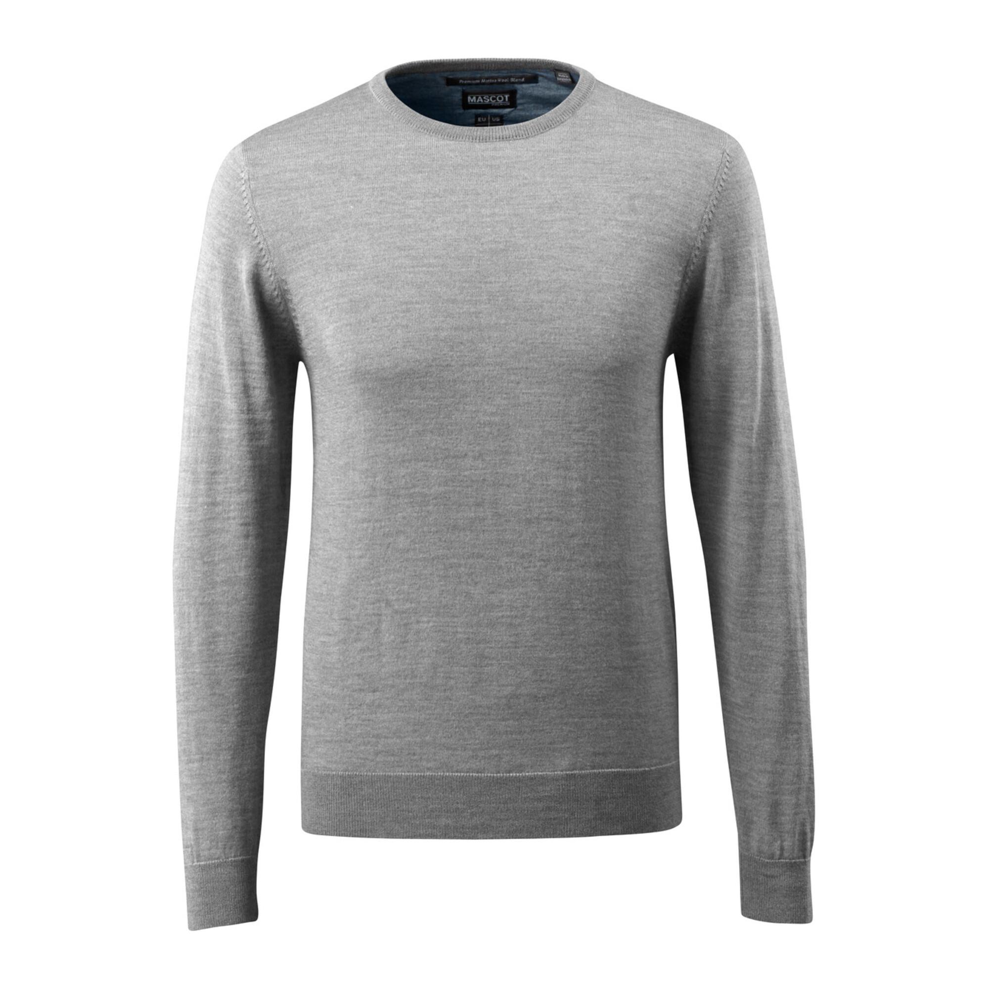 Mascot Strickpullover 4XL grau-meliert runder Halsausschnitt (50636-989-08-4XL)
