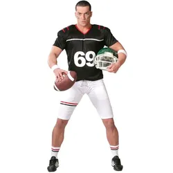 Fiestas Guirca Quarterback Footballspieler Herrenkostüm (XL)