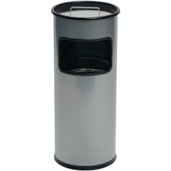 Durable Kombiascher Ø260xH620mm silber - 333023