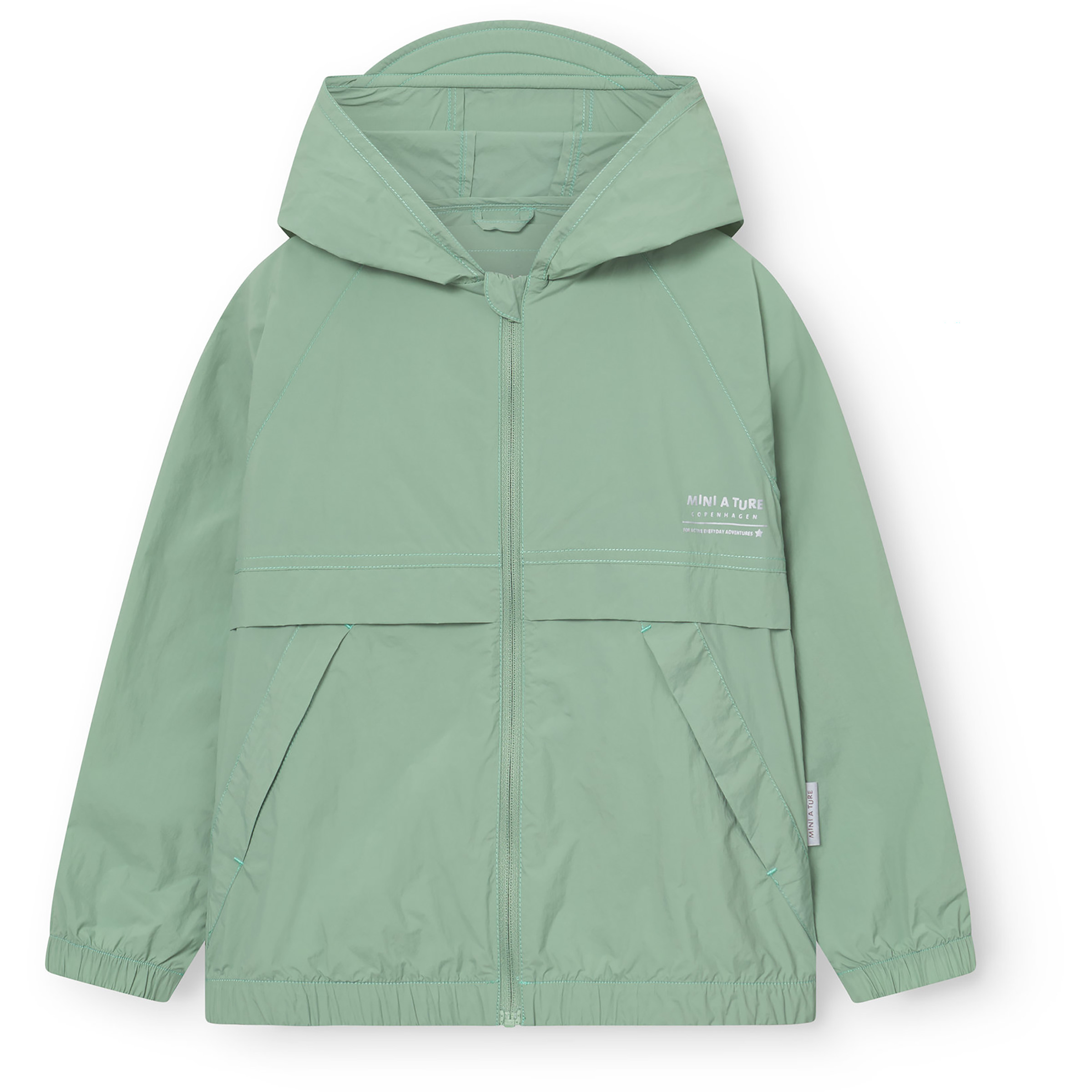 Mini A Ture Matasla UV Kinder Freizeitjacke, Parkas gruen Größe 128 Lifestyle Atmungsaktiv
