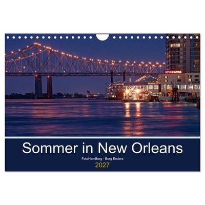Sommer in New Orleans (Wandkalender 2027 DIN A4 quer), CALVENDO Monatskalender
