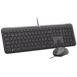LOGITECH MK620 Signature Slim Wired Combo for Business Graphite, USB-C, ND