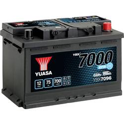 Yuasa EFB Start Stop Autobatterie 12 V 75 Ah Poltyp: T1 YBX7096