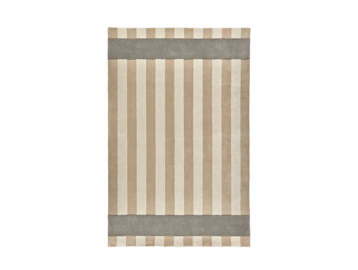 Scandi Living Tapis en laine Aisles Beige, 200x300 cm