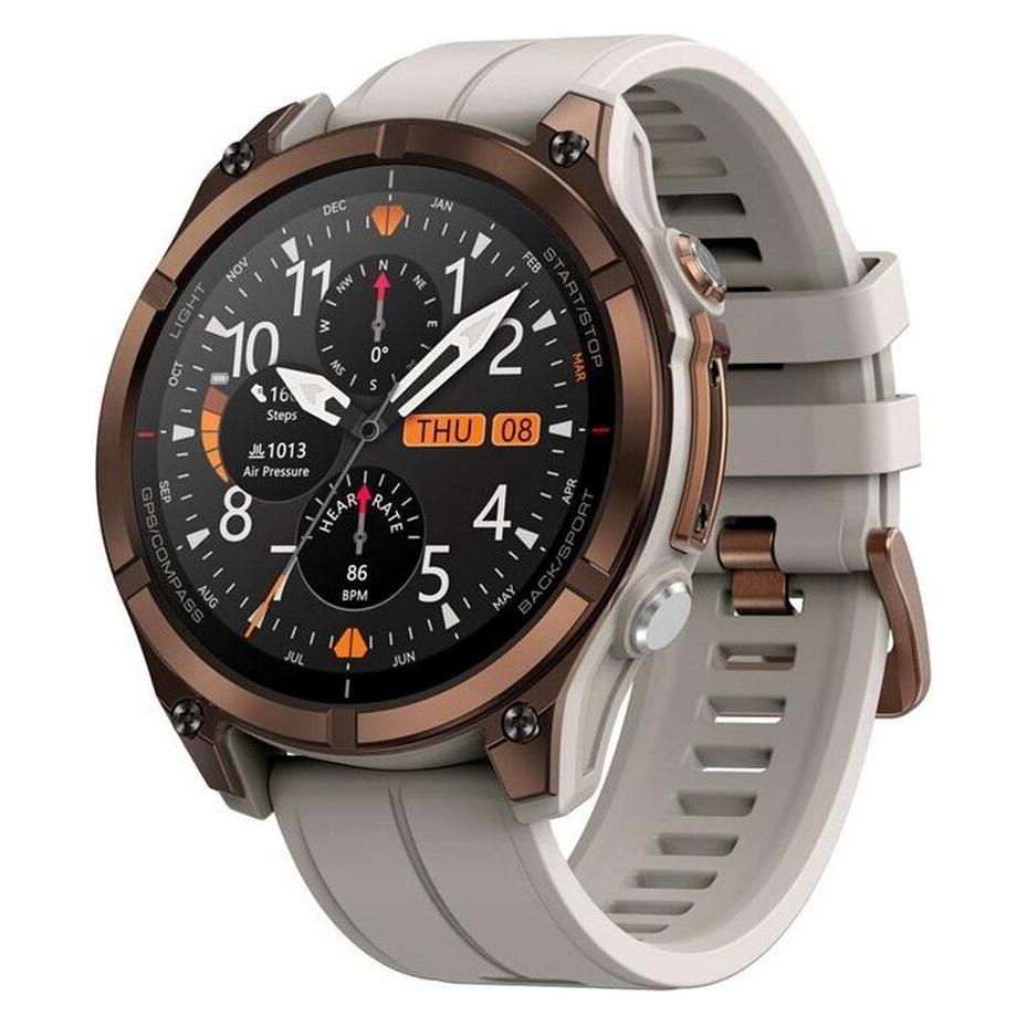 Zeblaze Stratos 4 Pro Smartwatch (braun) (ohne SIM) (Stratos 4 Pro Bronze)