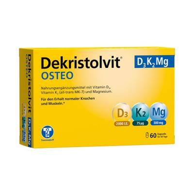 Dekristolvit Osteo D3K2Mg Kapseln 60 St