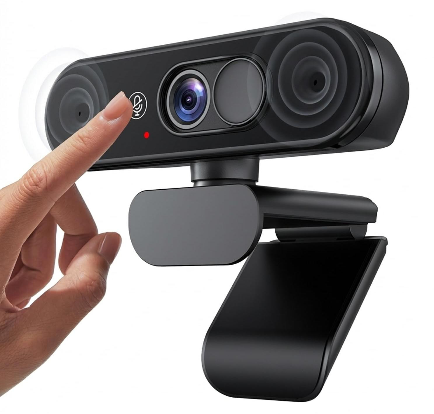 Selius 1080p Webcam met Microfoon en Inkijkbescherming voor PC en Laptop