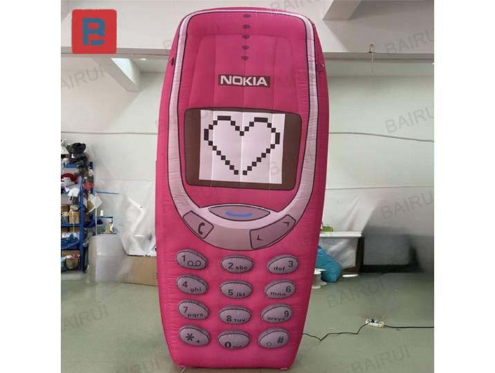 Téléphone portable Nokia gonflable, modèle de téléphone portable Nokia gonflable, utilisé à des fins publicitaires