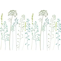 GRUND Duschvorhang Botanica weiß/grün 180x200 cm
