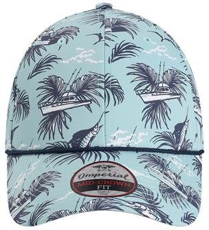 Imperial 5058 The Outtasite Cap in Offshore Slate size Adjustable   Polyester