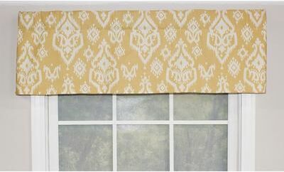 RLF Home Raji Straight Window Valance - Saffron