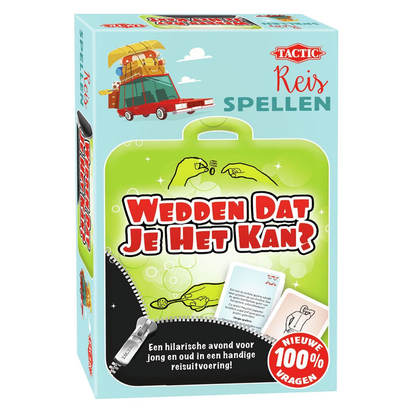 Tactic Reisespiel Wetten (Niederländisch, 2 - 6 Spieler) (55959)