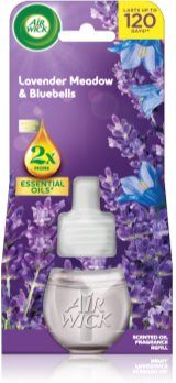 Air Wick Essential Oils Lavender Meadow & Bluebells recarga para difusor elétrico 19 ml. Essential Oils Lavender Meadow & Bluebells
