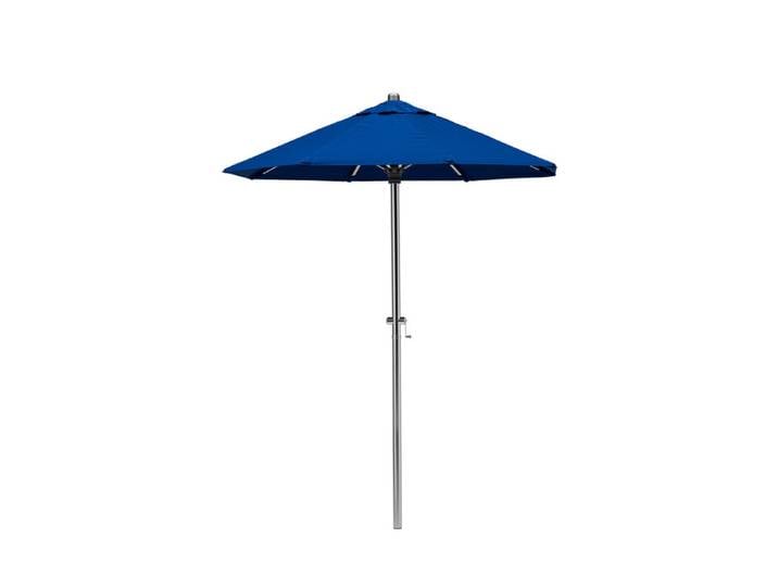 Gartenschirm Kea blau H 230 cm Ø 180