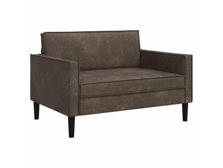 KDVXBCQJH XXL Sessel Dunkelgrau Kunstwildleder Breiter Polstersessel Breiter Loungesessel mit 110 cm Sitzfläche und weicher Polsterung für gemütliche Stunden im Schlaf- und Wohnzimmer.