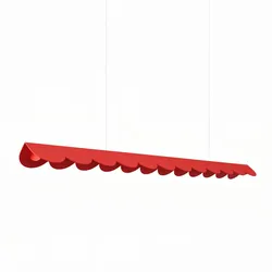 TH.725 Pendelleuchte BISCUIT 130 rot LED 3000K
