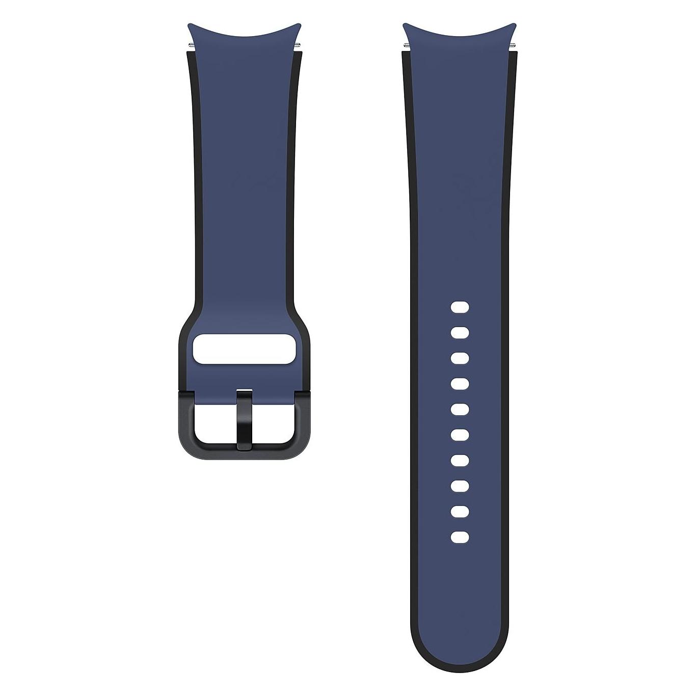 Samsung Sportarmband Two-tone Sport Band Navy Blue (20 mm, Fluoroelastomer, Plastic, Silicon) (ET-STR91LNEGEU)