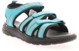 Wide Width Women's Travelactiv Adventure Sandal by Propet in Teal (Size 10 W)