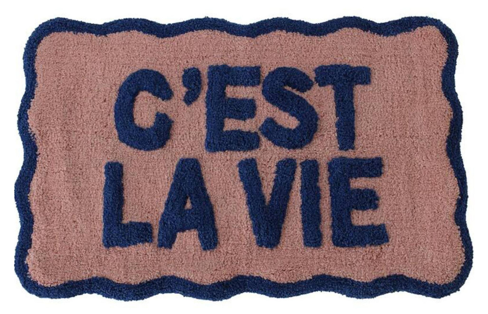 Kersten Badmat C'EST LA VIE Meerkleurig 50 x 80 cm