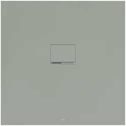 Villeroy & Boch Squaro Infinity quadratische Duschwanne, 1000x1000x40 mm, Morning Green