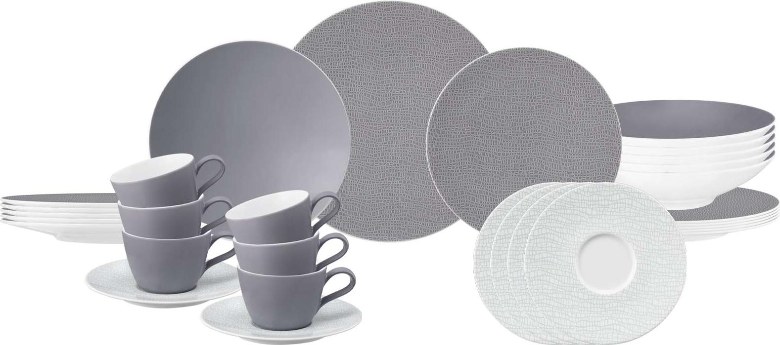 Seltmann Weiden Life Fashion Kombiservice 30-teilig - Elegant Grey