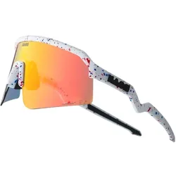 NAOS OPTICS Sportbrille Ziris Photochromic White Funfetti | Black / Re