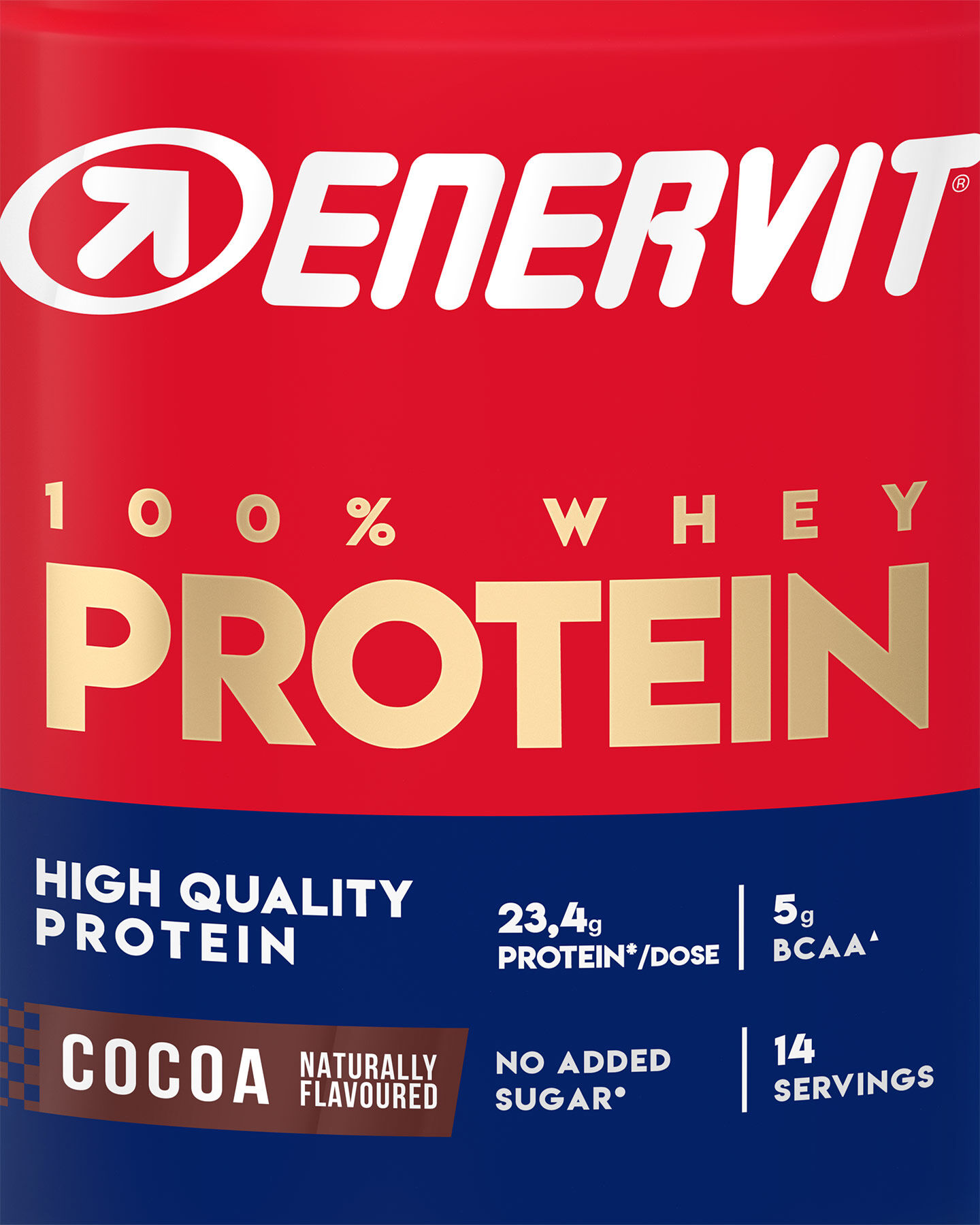 Enervit Whey Protein Cacao - Energetico - Color Mix UNICA