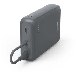 HAMA Powerbank 10000mAh mit 2x USB-C, Power Pack Travel