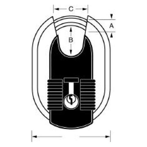 Master Lock Diskový visací zámek 189EURD (189EURD)
