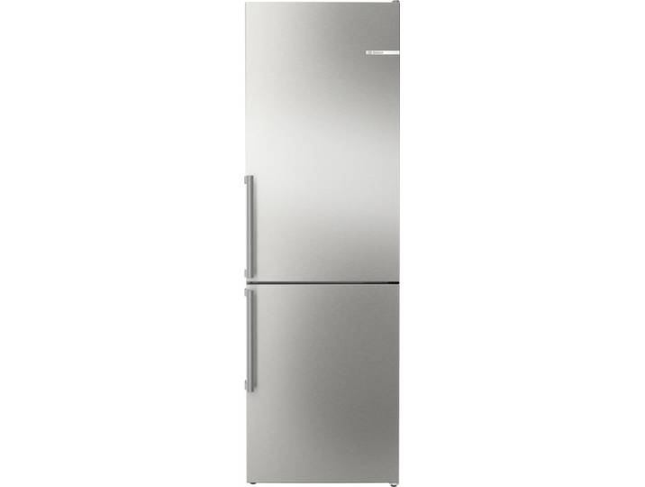 Bosch Serie 4, Freistehende Kühl-Gefrier-Kombination mit Gefrierbereich unten, 186 x 60 cm, Gebürsteter Stahl AntiFingerprint, MKK67GNIBN, ID MKK67GNIBN
