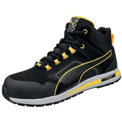 Puma, Sicherheitsschuhe, SB Crosstwist Blk Mid Berufsschuhe (SB, 41)