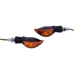 Spec-X Blinker Organic Schwarz 15 mm Lang Paar