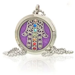 Aromatherapy Jewellery Necklace - Hamsa Chakra - 30mm
